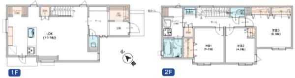 【2号棟】金沢区新築戸建LDK19帖駅歩13分SIC