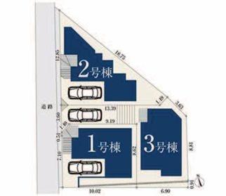 【1号棟】南区新築戸建ビルトイン車庫