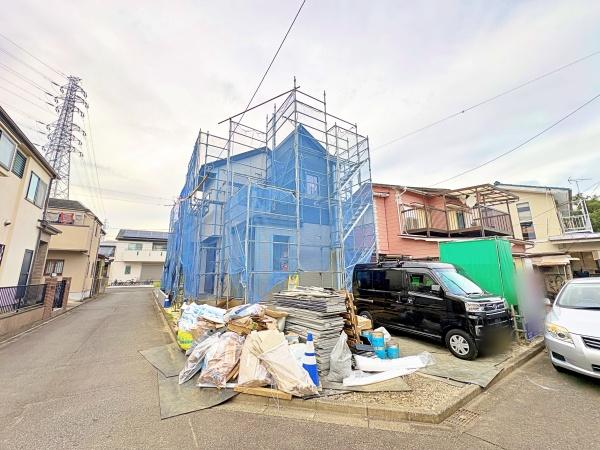 相模原市中央区新築戸建カースペース2台角地
