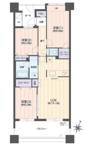 シーズガーデン大和【ペット飼育可オール電化】