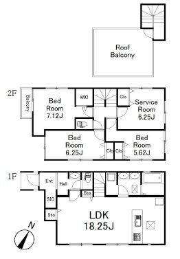 【3号棟】綾瀬市新築戸建ルーバル
