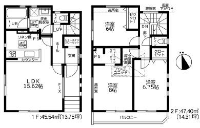 【1号棟】泉区新築戸建SIC小屋裏都市ガス