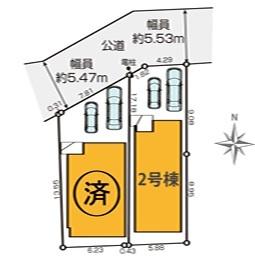 【2号棟】旭区新築戸建吹き抜けカースペース2台