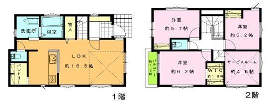 【B号棟】茅ヶ崎市新築戸建納戸パントリー