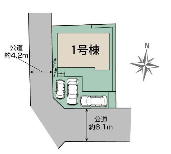 【1号棟】藤沢市新築戸建3台駐車可LDK19帖以上