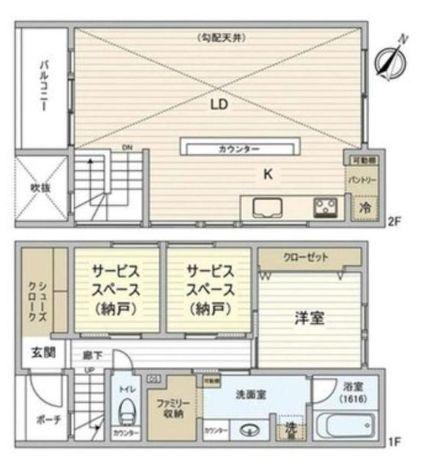 神奈川区新築戸建SICパントリーファミクロ