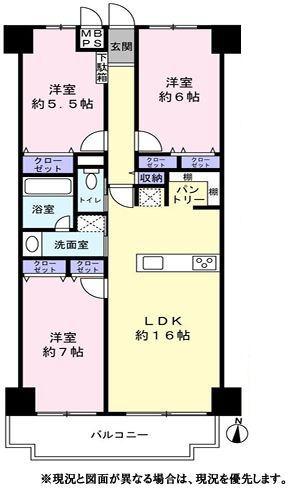 グローリア初穂鎌倉岡本【駅歩6分南面バルコニー】