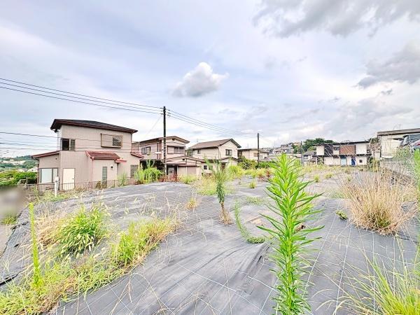 栄区売地建築条件無し角地整形地