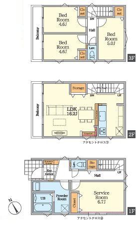 【3号棟】相模原市新築戸建平坦