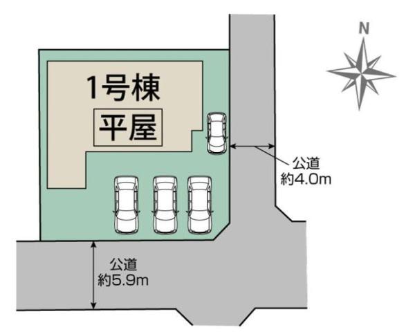 【1号棟】相模原市新築戸建4台駐車可ロフト