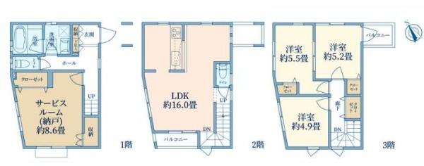 川崎市中古戸建納戸駅歩6分