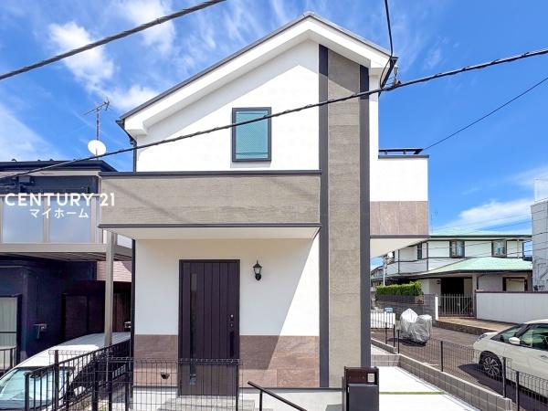 中区新築戸建ビルトイン車庫パントリーリネン棚