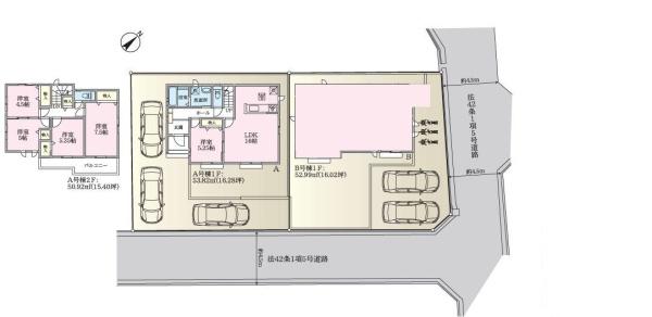 【A号棟】泉区新築戸建3台駐車可小学校歩4分