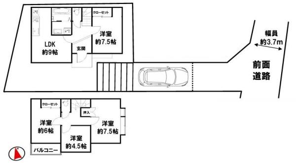 磯子区中古戸建駅歩5分小学校歩4分