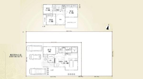 【A号棟】磯子区新築戸建3台駐車可LDK18帖以上