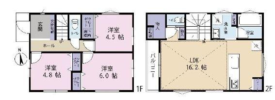 中区新築戸建パントリーカースペース