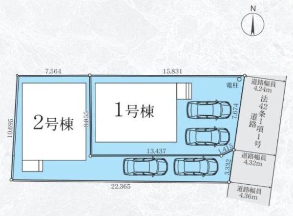 【2号棟】藤沢市新築戸建2台駐車可LDK19帖以上