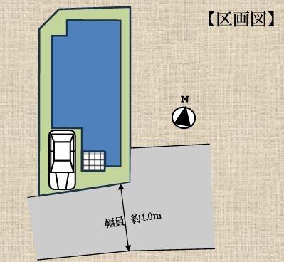 中区新築戸建ビルトイン車庫南面バルコニー