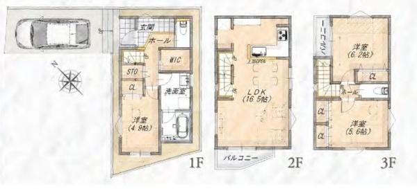【B号棟】金沢区新築戸建WIC