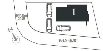 【1号棟】町田市新築戸建パントリーWIC　駐車3台
