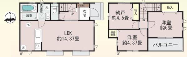 【A号棟】大和市新築戸建備蓄倉庫小中学校歩10分圏内