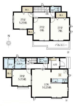 【C号棟】青葉区新築戸建南面バルコニー