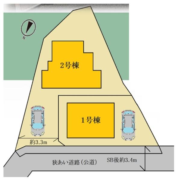 【2号棟】磯子区新築戸建ルーフバルコニーLDK18.4帖