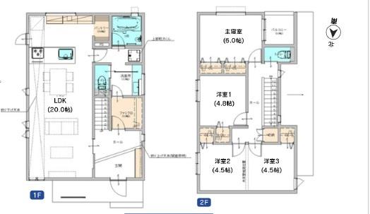 保土ケ谷区新築戸建LDK20帖スマートキーファミクロ