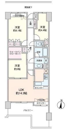 溝の口北パークホームズ【WIC駅歩5分】