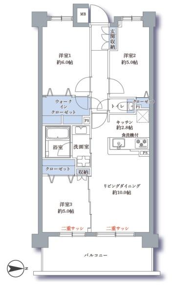 クレストフォルム武蔵小杉ブライトコート【リノベペット可】
