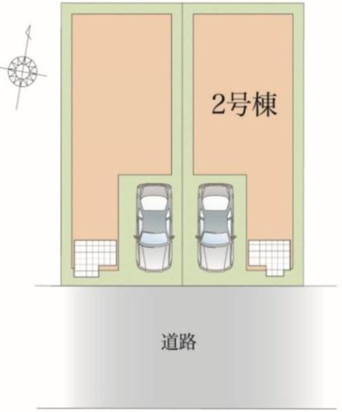 【2号棟】大和市新築戸建南面道路カースぺ有