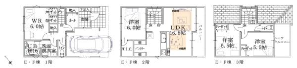 【E号棟】横浜市港北区新築戸建　ルーバル　床暖　陽当たり良好