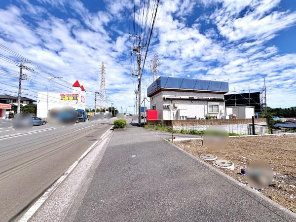 旭区売地建築条件無し整形地前面道路22ｍ約49坪