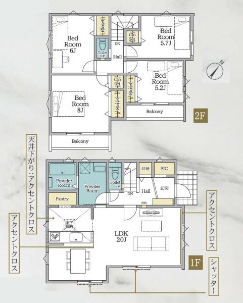 港南区新築戸建カースペース2台整形地LDK20帖