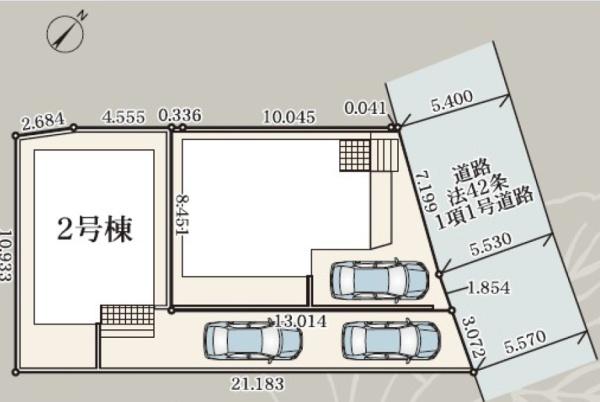 【2号棟】横浜市旭区新築戸建ワイドバルコニー全室収納完備
