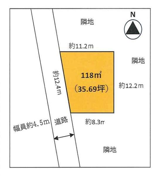 藤沢市売地条件なし35坪超平坦地陽当たり良好