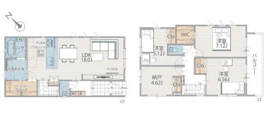 【31号棟】戸塚区新築戸建LDK18帖以上WIC