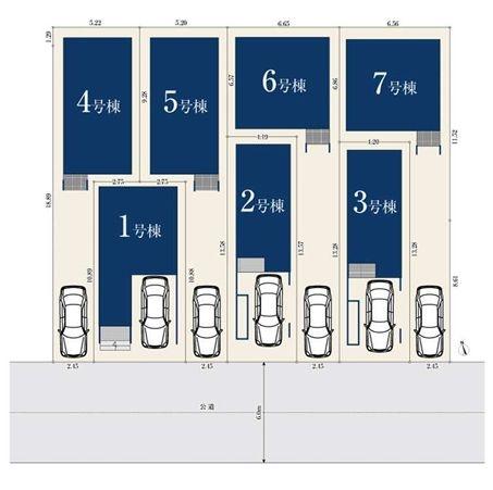 【5号棟】川崎市新築戸建2台駐車可納戸
