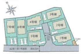 【5号棟】旭区新築戸建2台駐車可和室吹抜け