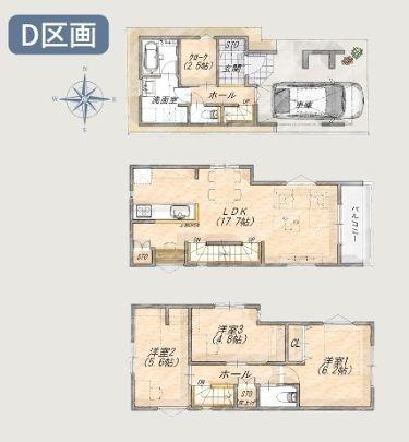 【D区画】藤沢市売地フリープラン対応物件