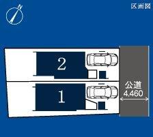 【2号棟】鎌倉市新築戸建ビルトイン車庫LDK18帖以上