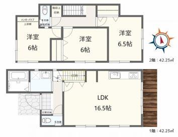 綾瀬市中古戸建2台駐車可全居室6帖以上