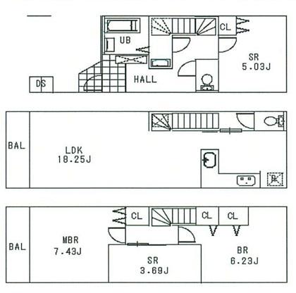 【B号棟】鶴見区新築戸建駅徒歩4分LDK18帖以上