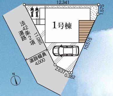 【1号棟】藤沢市新築戸建駅徒歩8分ウッドデッキ