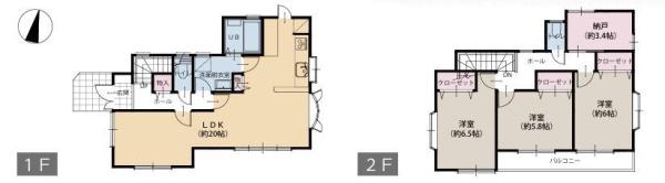 旭区中古戸建LDK20帖以上納戸駅徒歩4分