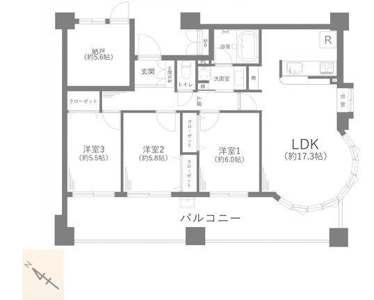 ダイヤモンドマンションラ・セーヌ【駅徒歩9分】