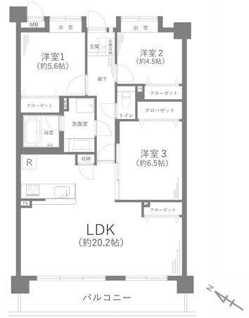 スガヴァンティエム町田【駅徒歩8分LDK20帖以上】