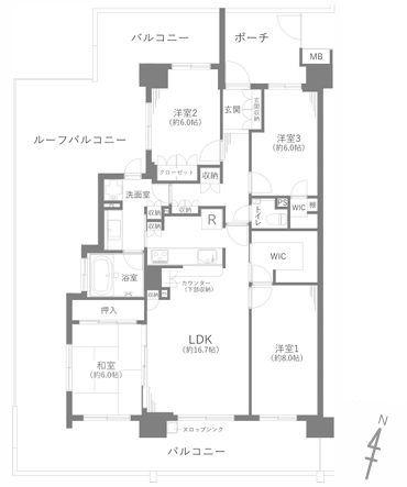 グランシーズン相模大野【最上階ペット飼育可】