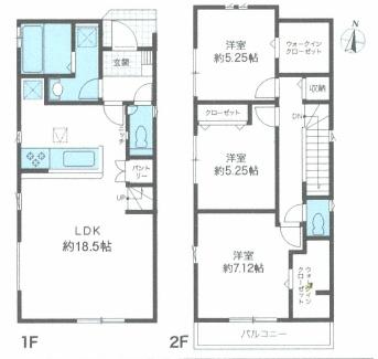 相模原市売地建築条件付建物参考プランあり