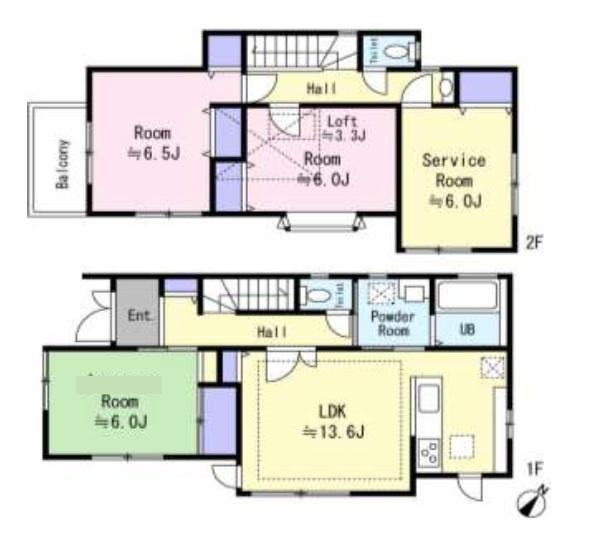 戸塚区中古戸建カースペース都市ガス3SLDK